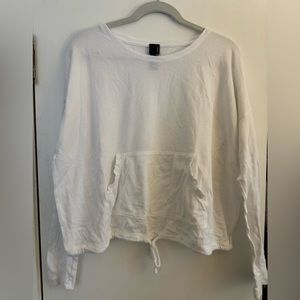 Bobi Los Angeles White Pullover with Drawstring size M